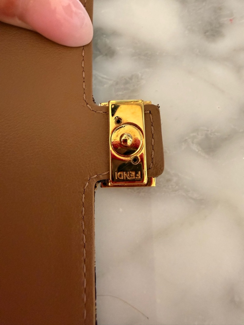 Like new! Fendi Baguette Zucca Cardholder Wallet! - Picture 9 of 12